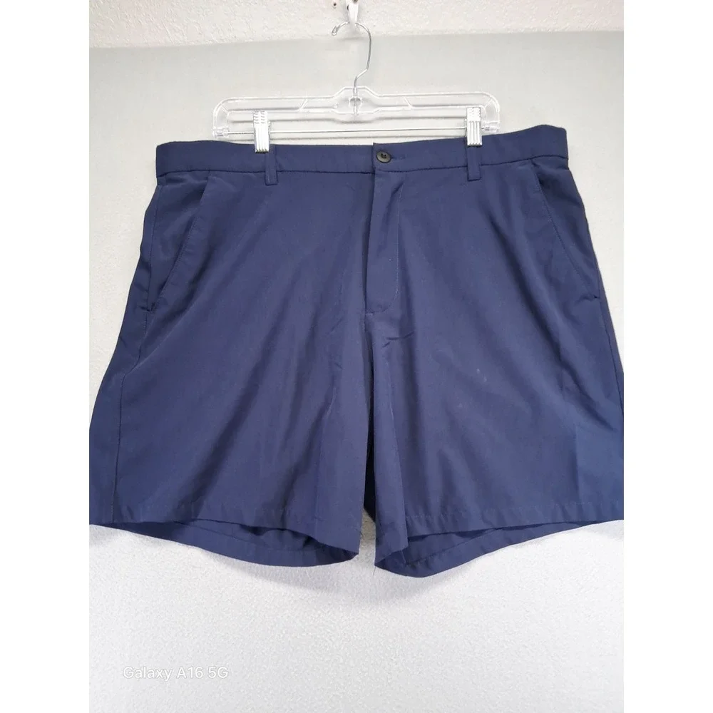 Zelos Flex Men Blue Shorts‎ Size 38 Flat Front